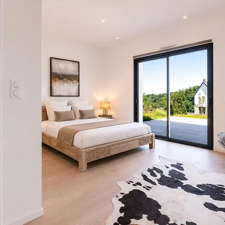 Luxury 5stars Sea View, Pool, Near Deauville וילה *