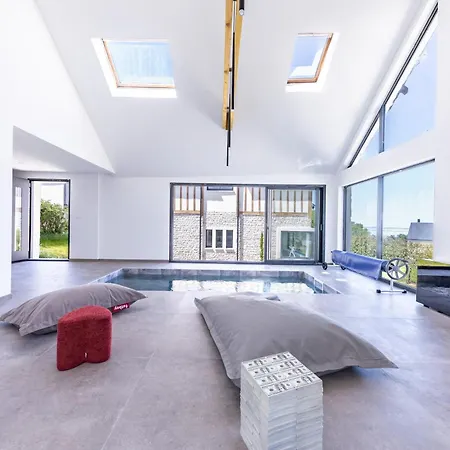 וילה Luxury 5stars Sea View, Pool, Near Deauville טרוביל-סור-מאר
